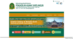 Desktop Screenshot of pa-sarolangun.go.id